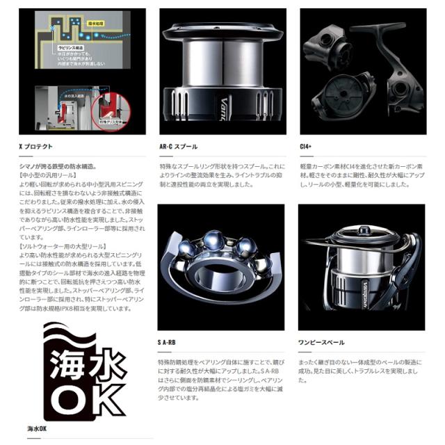 シマノ 22BBXハイパーフォース C3000DTGSR　/ レバーブレーキ 磯釣り リール　【釣具　釣り具】_5