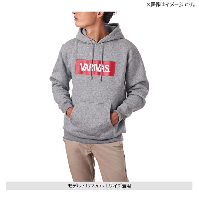 バリバス VAAW-30 公魚工房プルオーバーパーカー S グレー 【釣具 釣り