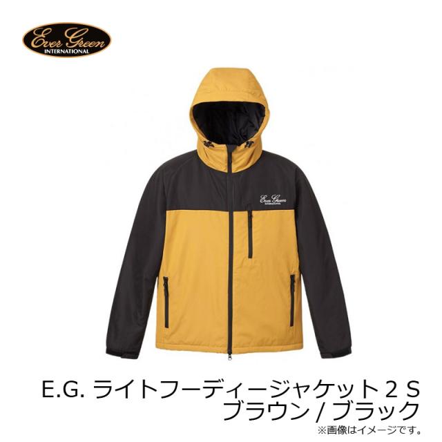 EVERGREEN - 【中古/未使用品】 エバーグリーン E.G ライトフーディージャケット2 5225131 LLサイズ  /P187M エバーグリーン E.G.ライトフーディージャケット2 S #ブラウン