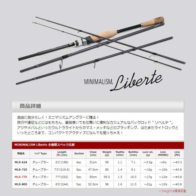 TICT(林釣漁具) MINIMALISM LIBERTE ミニマリズム リベルテ MLS-805