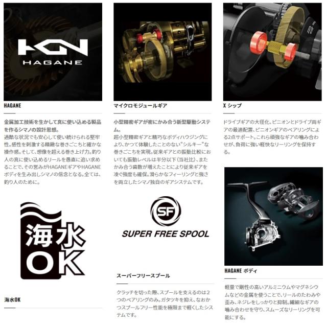 シマノ 23メタニウム 101HG /ベイトリール 左巻き 【釣具 釣り具】の