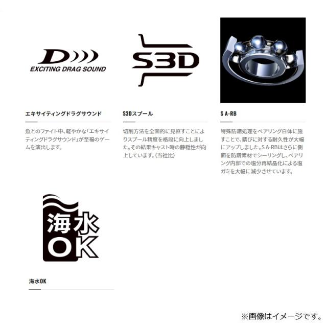 シマノ 23カルカッタコンクエストMD 400XG　/ベイトリール 右巻き　【釣具　釣り具】_9