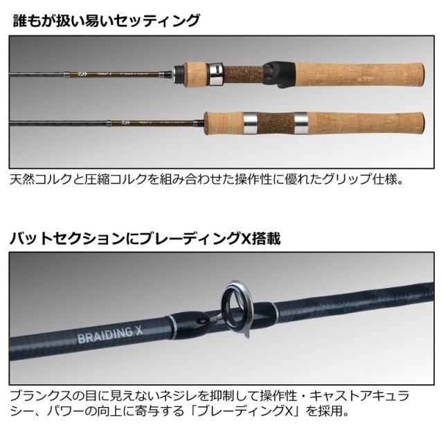 ダイワ トラウトX NT 56L・N　/ ネイティブ 渓流 ルアー スピニング ロッド_3