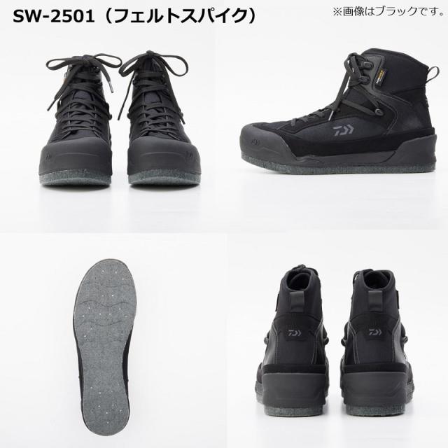 ダイワ SW-2101 ダイワソルトウェーディングシューズ ブラウン 25.0cm　【釣具　釣り具】