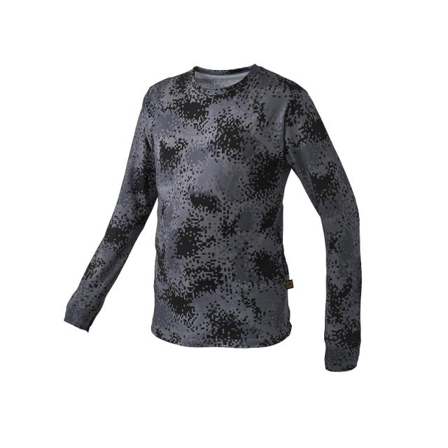 がまかつ GM3704 NFZ ロングスリーブクールTシャツ 3L ブラックカモフラージュ　【釣具　釣り具】の通販は 7,744円