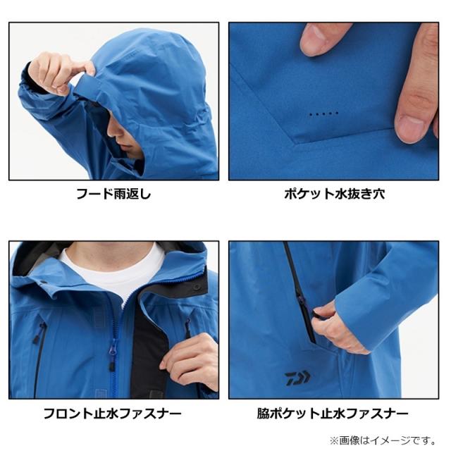 ダイワ DR-1623 ゴアテックス パックライト プラス レインスーツ ライトグレー 2XL_3