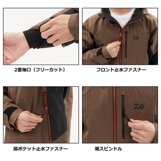 ダイワ DR-1323J ゴアテックス フォグラージャケット ブラック 2XLの