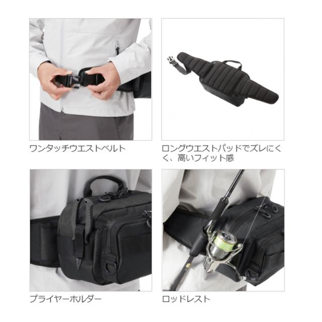 シマノ BW-021T ヒップバッグ S グレー【在庫限り特価】の通販はau PAY