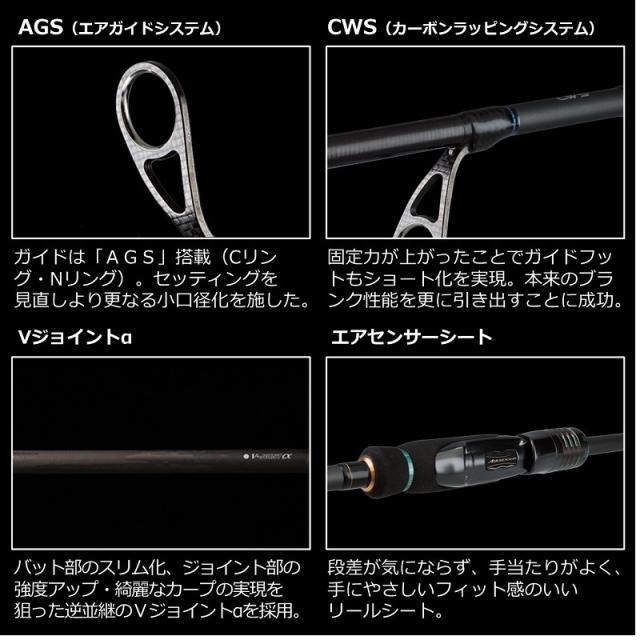 ダイワ エメラルダス ストイストST 82ML-5 【釣具 釣り具】の通販はau