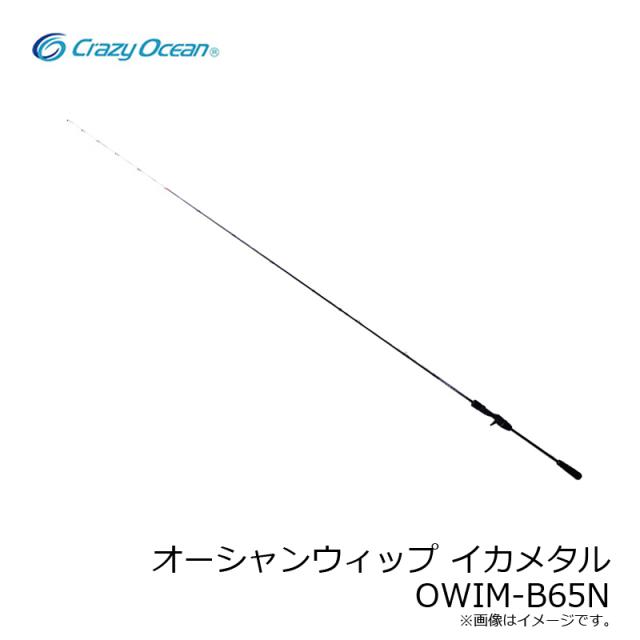 クレイジーオーシャン オーシャンウィップ イカメタル OWIM-B65Nの通販