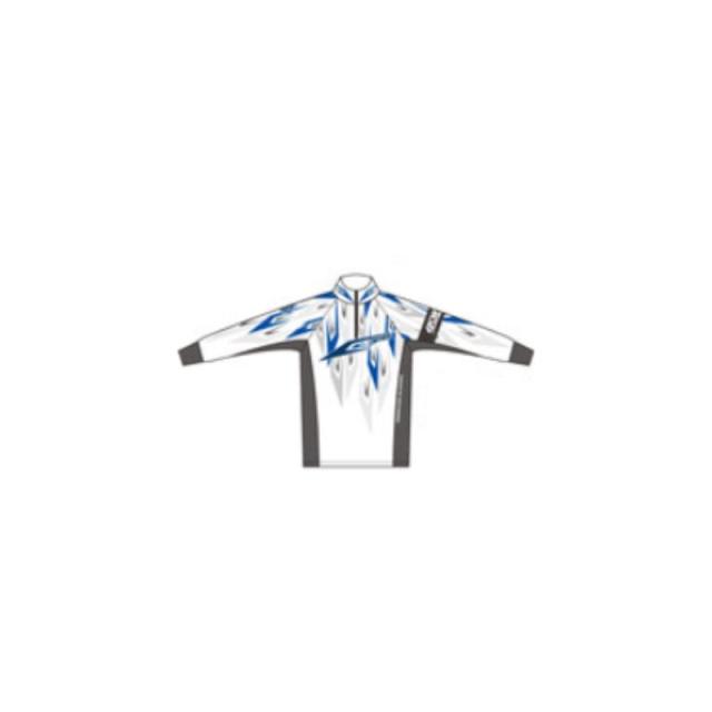 オーナー ストレッチグラフィックシャツ2 LL ホワイト/ブルー　【釣具　釣り具】