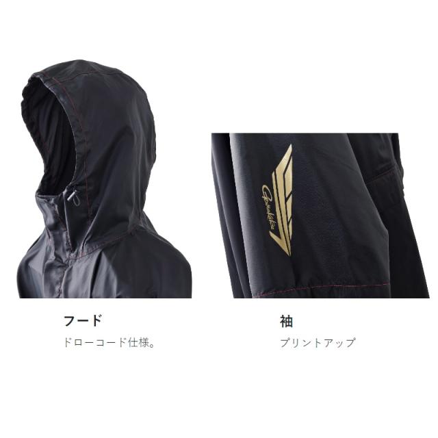 がまかつ GM3710 レインポンチョ F ブラック 【釣具 釣り具】の通販は