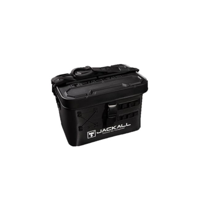ジャッカル タックルコンテナR(ロッドホルダー無し) M ブラック　【釣具　釣り具】