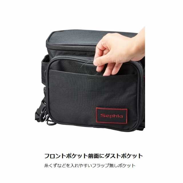 シマノ BW-222W セフィア ランガンウエスト M ブラック 【釣具