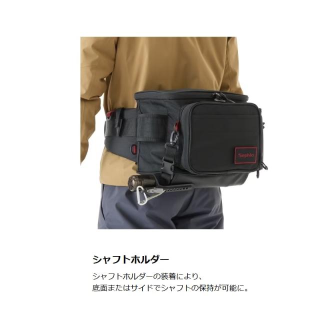 シマノ BW-222W セフィア ランガンウエスト M グレー 【釣具 釣り具