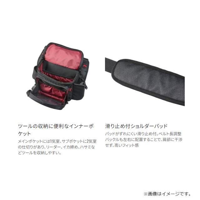 シマノ◇セフィア ランガンショルダー BS-222W(ブラック)L シマノ (Shimano) BS-222W ブラック Lサイズ セフィア ランガン