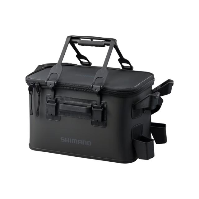 シマノ BK-021W ロッドレスト タックルバッグ (レスト2/ハードタイプ) 27L ブラック　【釣具　釣り具】