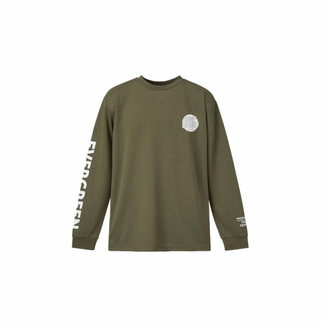 エバーグリーン EGドライミックス ロングTシャツ タイプ1 L #カーキ　【釣具　釣り具】の通販は 4,972円