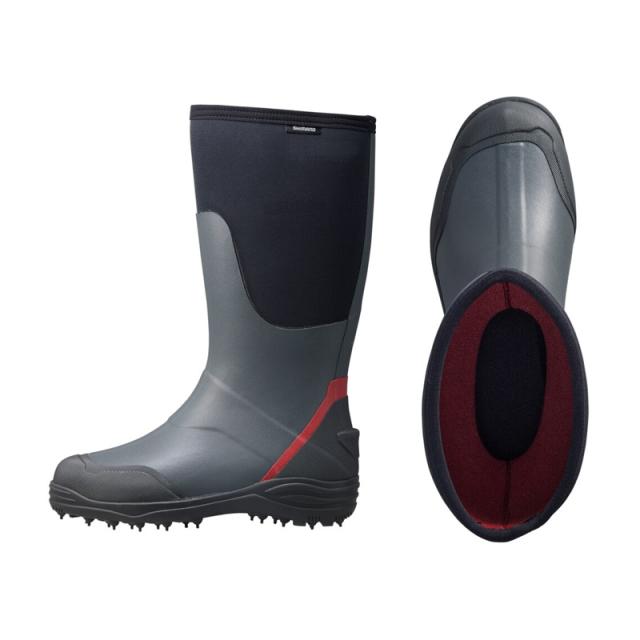 シマノ FB-030W サーマルブーツ スパイク XL チャコールレッド