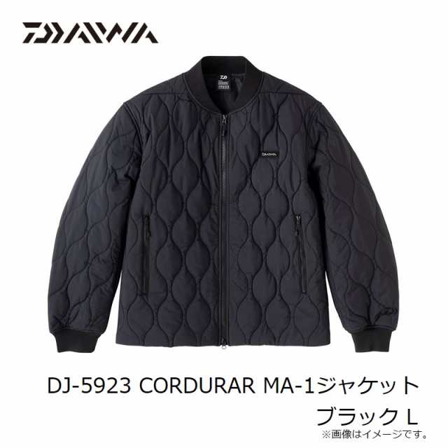 ダイワ DJ-5923 CORDURAR MA-1ジャケット ブラック L　【釣具　釣り具】