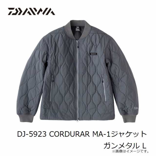 ダイワ DJ-5923 CORDURAR MA-1ジャケット ガンメタル L　【釣具　釣り具】