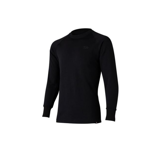 ダイワ DU-3523S ダンロテック クルーネックアンダーシャツ ブラック 2XL　【釣具　釣り具】の通販は