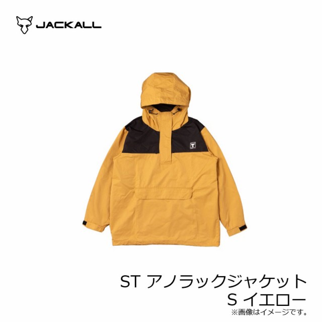 ジャッカル ST アノラックジャケット S イエロー　【釣具　釣り具】