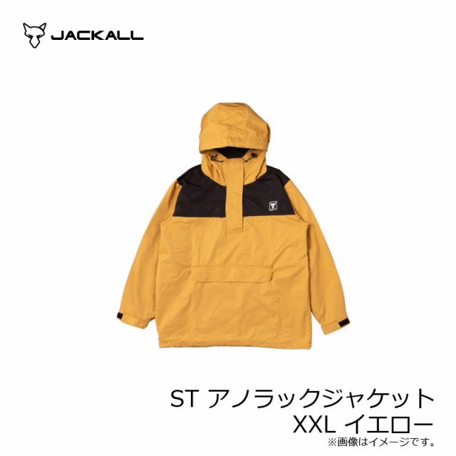 ジャッカル ST アノラックジャケット XXL イエロー　【釣具　釣り具】