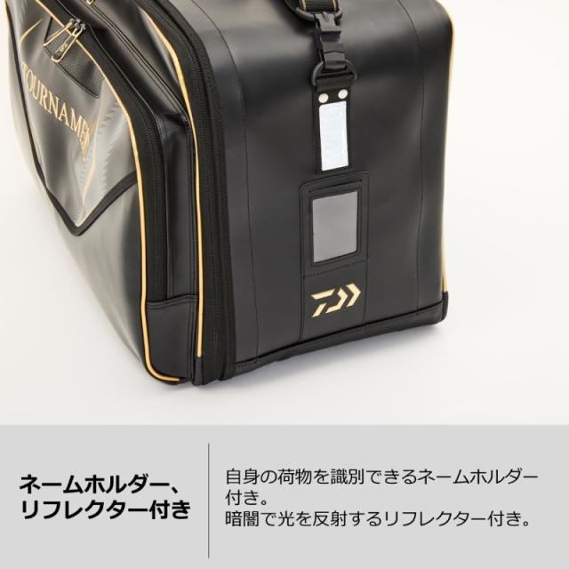 ダイワ トーナメント フィッシングバッグ 60(D) ゴールドブラック　【釣具　釣り具】_3