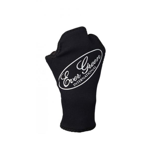 エバーグリーン EGウィンターグローブ(フィンガーレス) M #ブラック/シルバーロゴ　【釣具　釣り具】の通販は 5,346円