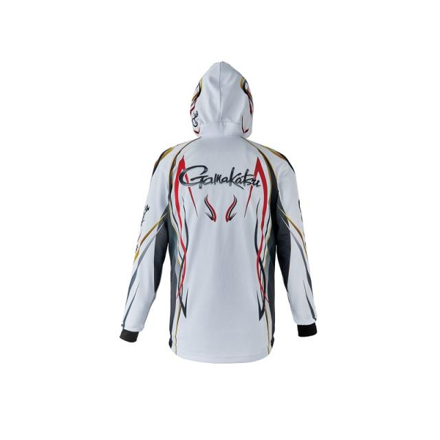 がまかつ フィッシングウェア GM3734 2WAYプリントジップシャツ (長袖