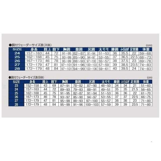 がまかつ GM5825 胴付ウェーダー(先割・4mm厚) ブラック 28X　【釣具　釣り具】_3