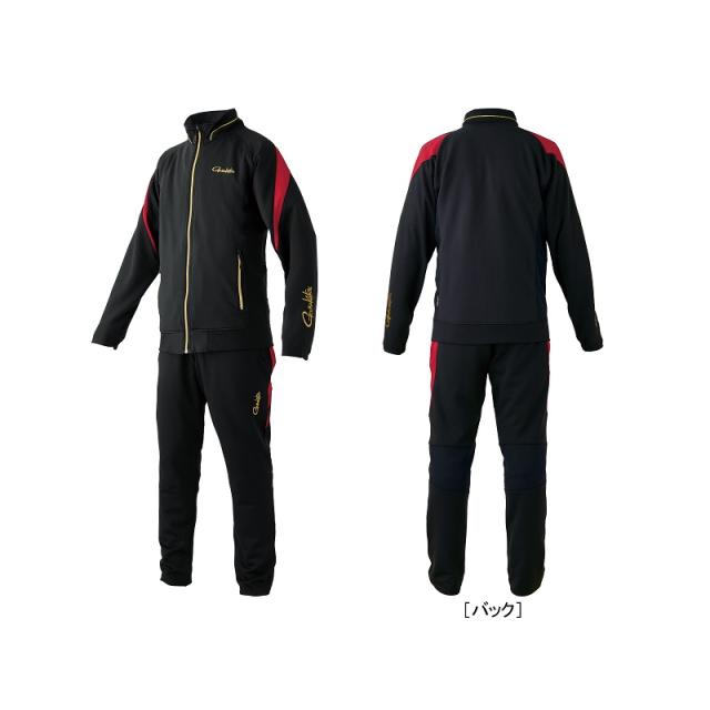 がまかつ GM3733 ライトクールスウェットスーツ ブラック/レッド L　【釣具　釣り具】