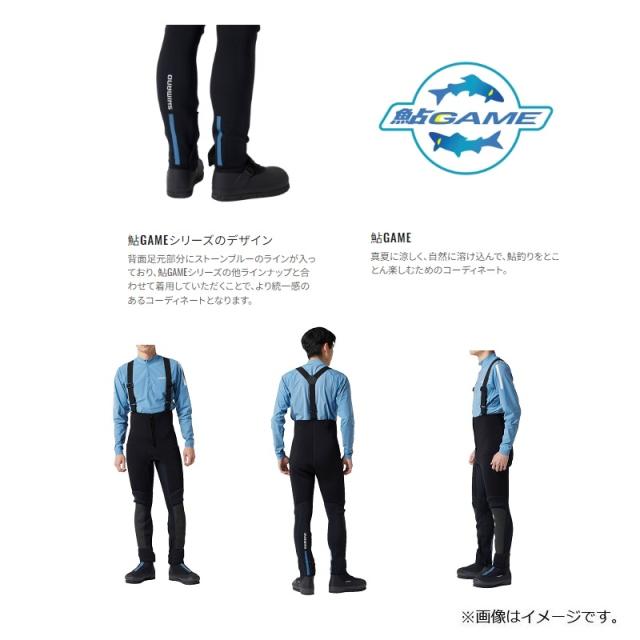 シマノ FI-041X サマータイツ2.5 LO ブラック | 釣具 釣り