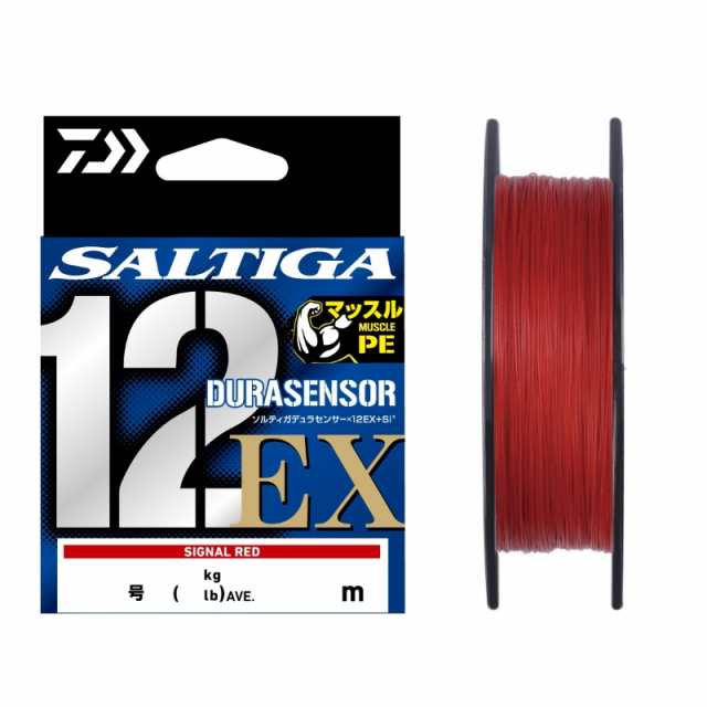 ダイワ UVFソルティガデュラセンサーX12EX+Si3 シグナルレッド 3-300の通販は