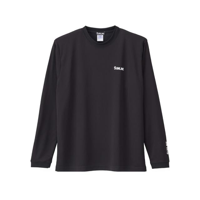 サンライン SUW-15403DLT ロングスリーブドライTシャツ ブラック XXL