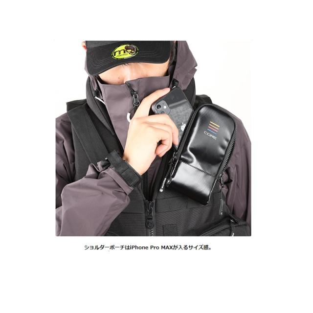 オレンジブルー MZLJ-771 mazume コアライフジャケット ブラック Fの