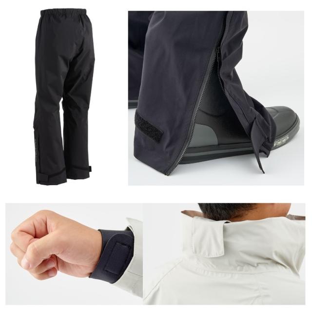 リバレイ 7713 RBB タイドゲームレインスーツ ライトグレー 3L