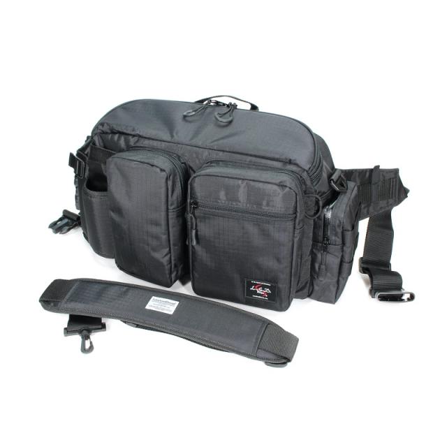 LSDデザイン ヒップバッグチューンドモンスター ブラック　【釣具　釣り具】