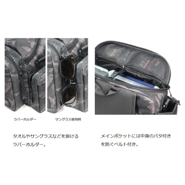 LSDデザイン ヒップバッグチューンドモンスター ブラック 【釣具 釣り