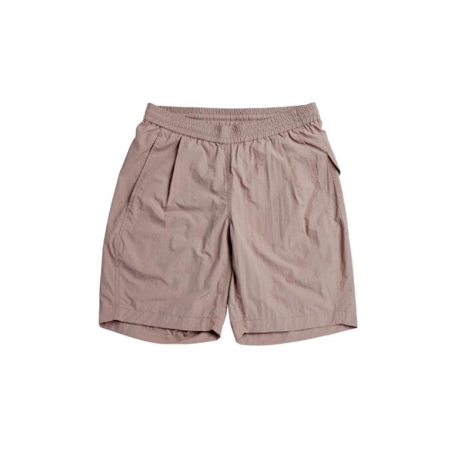 アブ Abu ナイロンユーティリティテーパードショートパンツ ピンク L