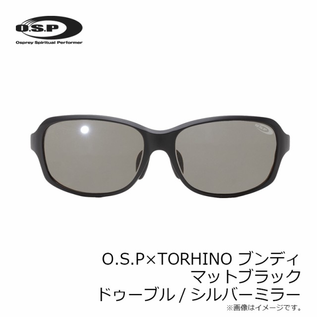 OSP O.S.P×TORHINO ポラライズド サングラス BUNDI ブンディ マットブラック ドゥーブルシルバーミラー　【釣具　釣り具】