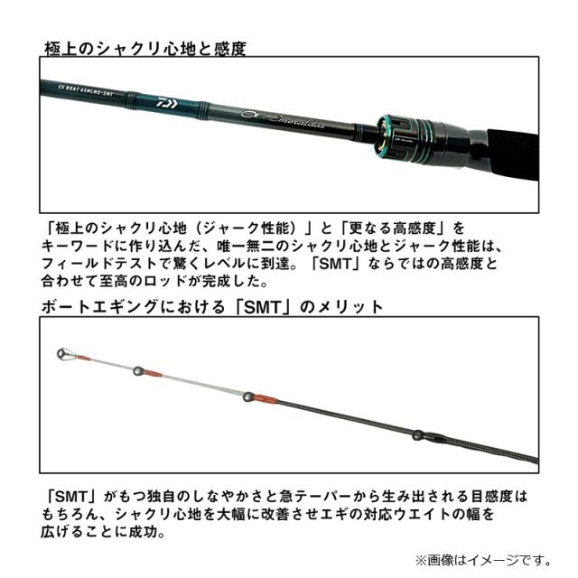 ダイワ エメラルダス EX BOAT 70MLS-SMT/68LS-SMT・W　/ ティップラン ボートエギング ロッド ダブルティップ_2