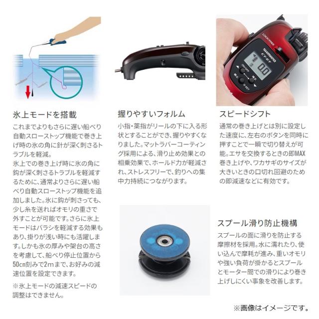 シマノ 24レイクマスター CT-ET シルバーブラックGR / ワカサギ