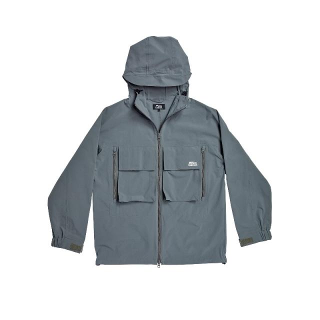 アブ ウォーターレジスタントフィッシングパーカー グレー XL