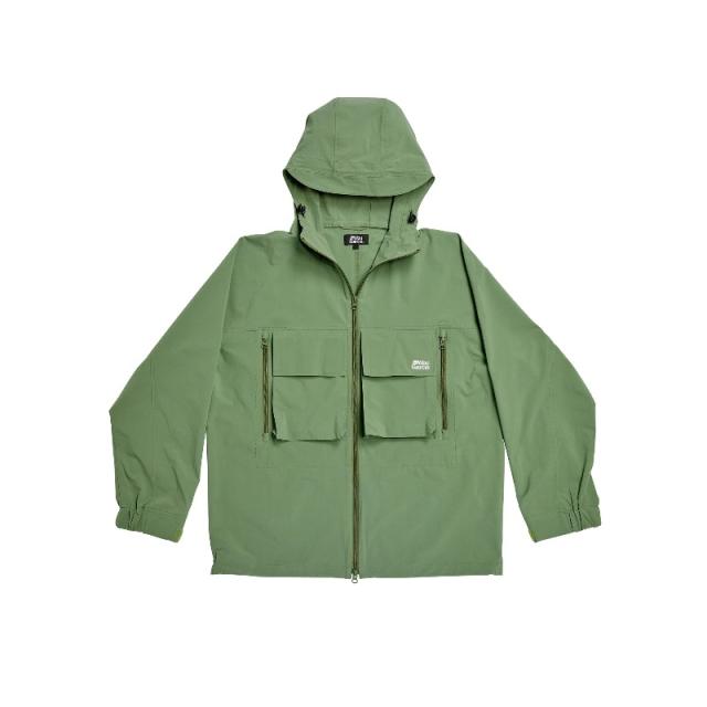 アブ ウォーターレジスタントフィッシングパーカー オリーブ M