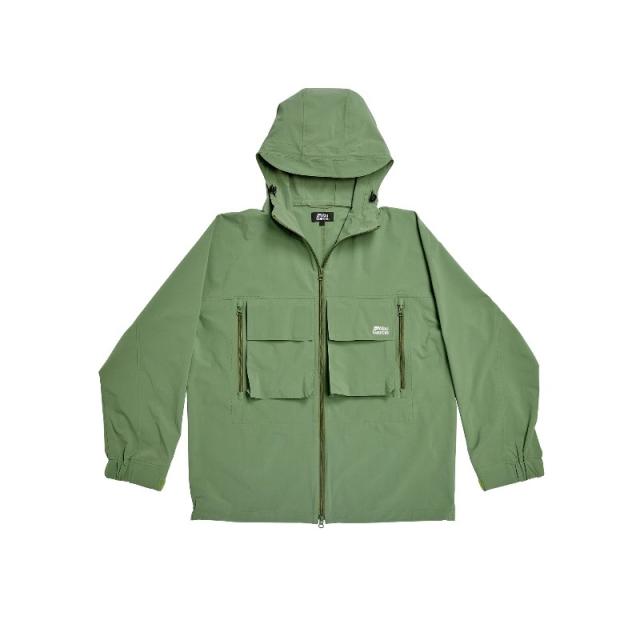 アブ ウォーターレジスタントフィッシングパーカー オリーブ XL