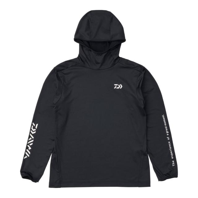 ダイワ DE-9224 ストレッチフーディーシャツ ブラック XLの通販は