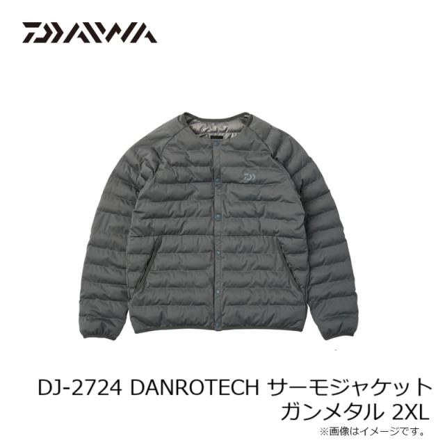 ダイワ DJ-2724 DANROTECH サーモジャケット ガンメタル 2XLの通販はau