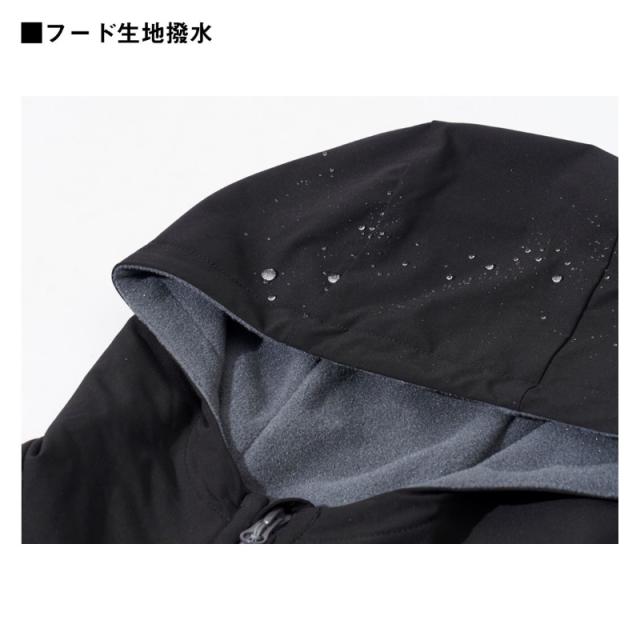 ダイワ DJ-5924 POLARTEC フリースフーディージャケット ガンメタル 2XL_5